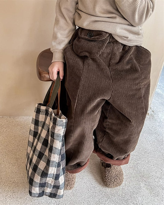 ウエストポケットコーデュロイパンツ