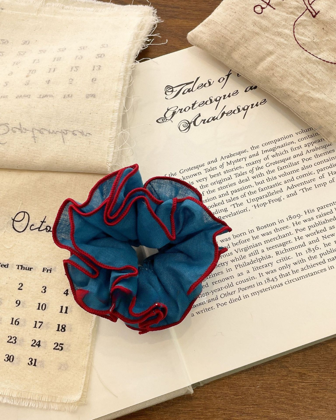 バイカラーシュシュ