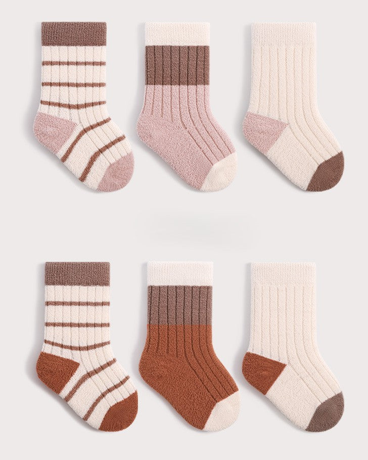 BABYふわふわソックス3足セット