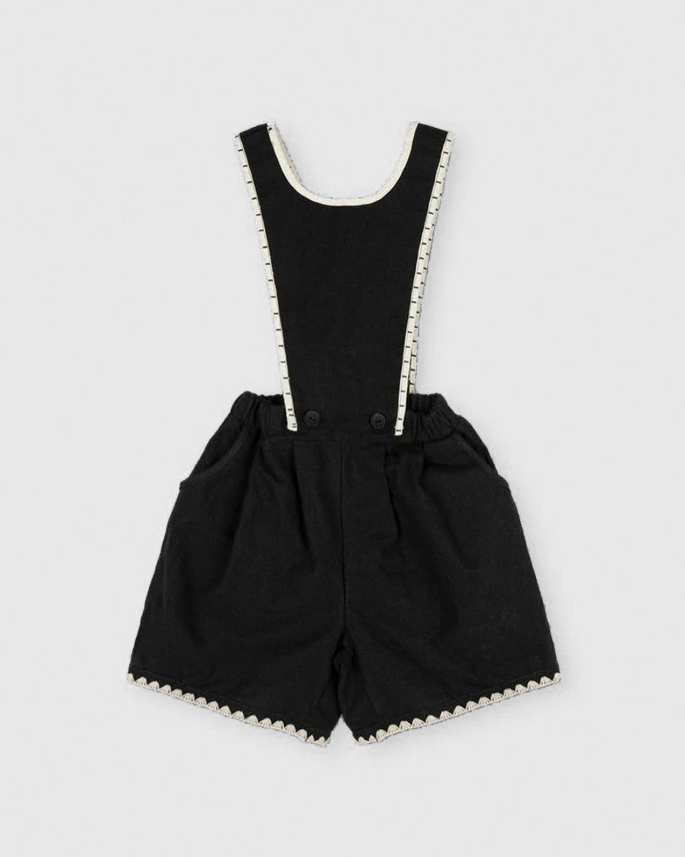 ブランケットステッチ2WAYサロペット