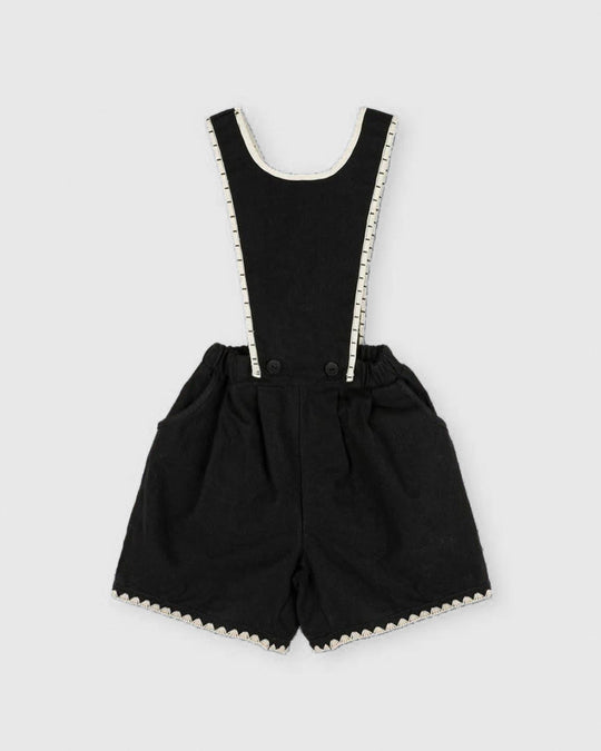 ブランケットステッチ2WAYサロペット