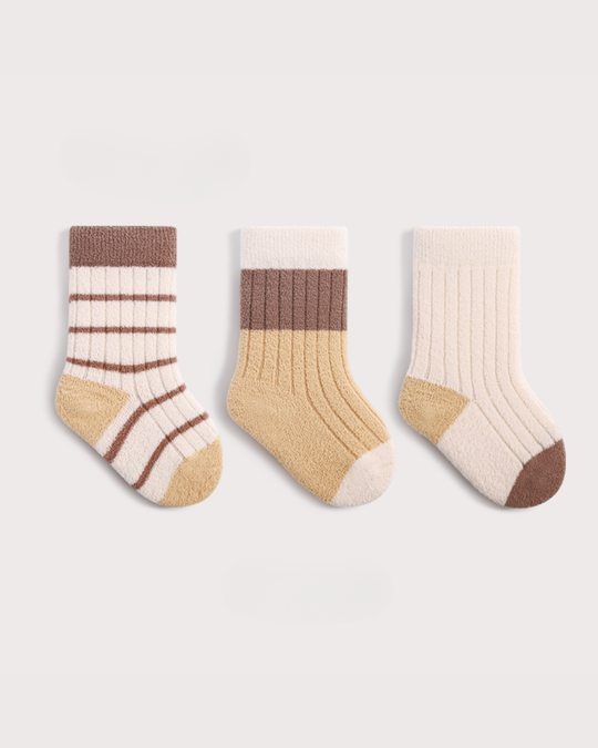 BABYふわふわソックス3足セット
