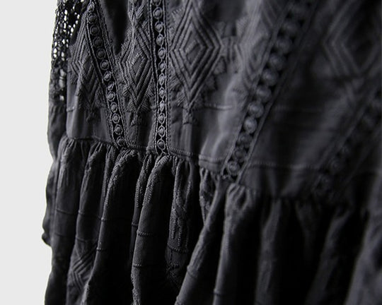 カットワークワンピース