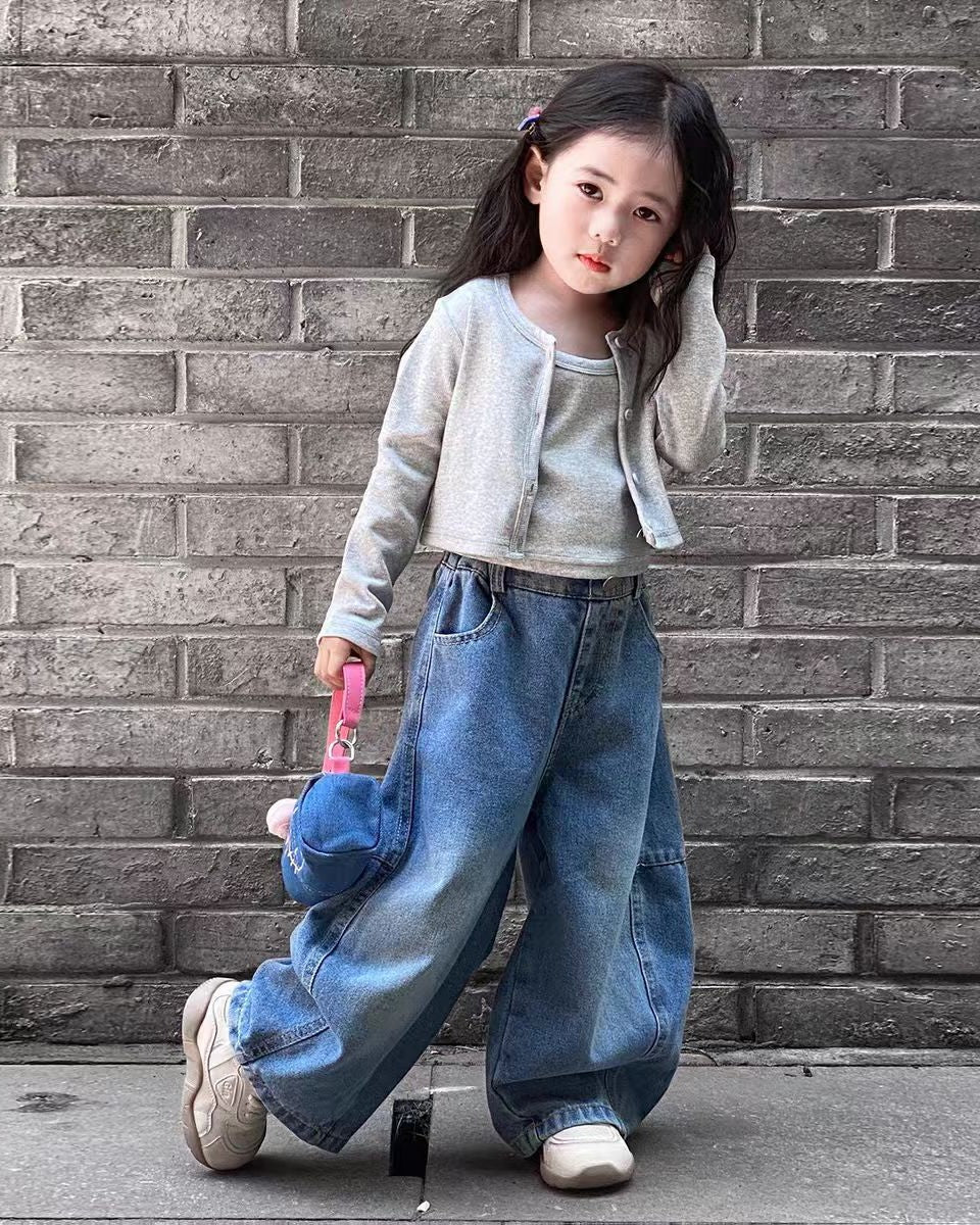 ボールデニムパンツ.