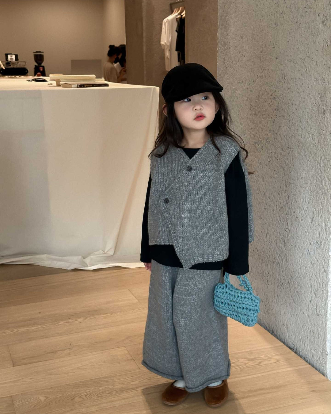 アシメニットベストセットアップ.