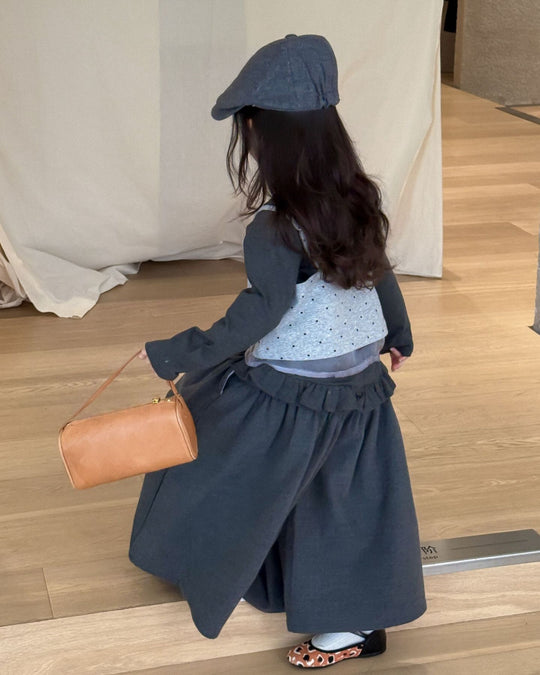 フラノギャザーワイドパンツ