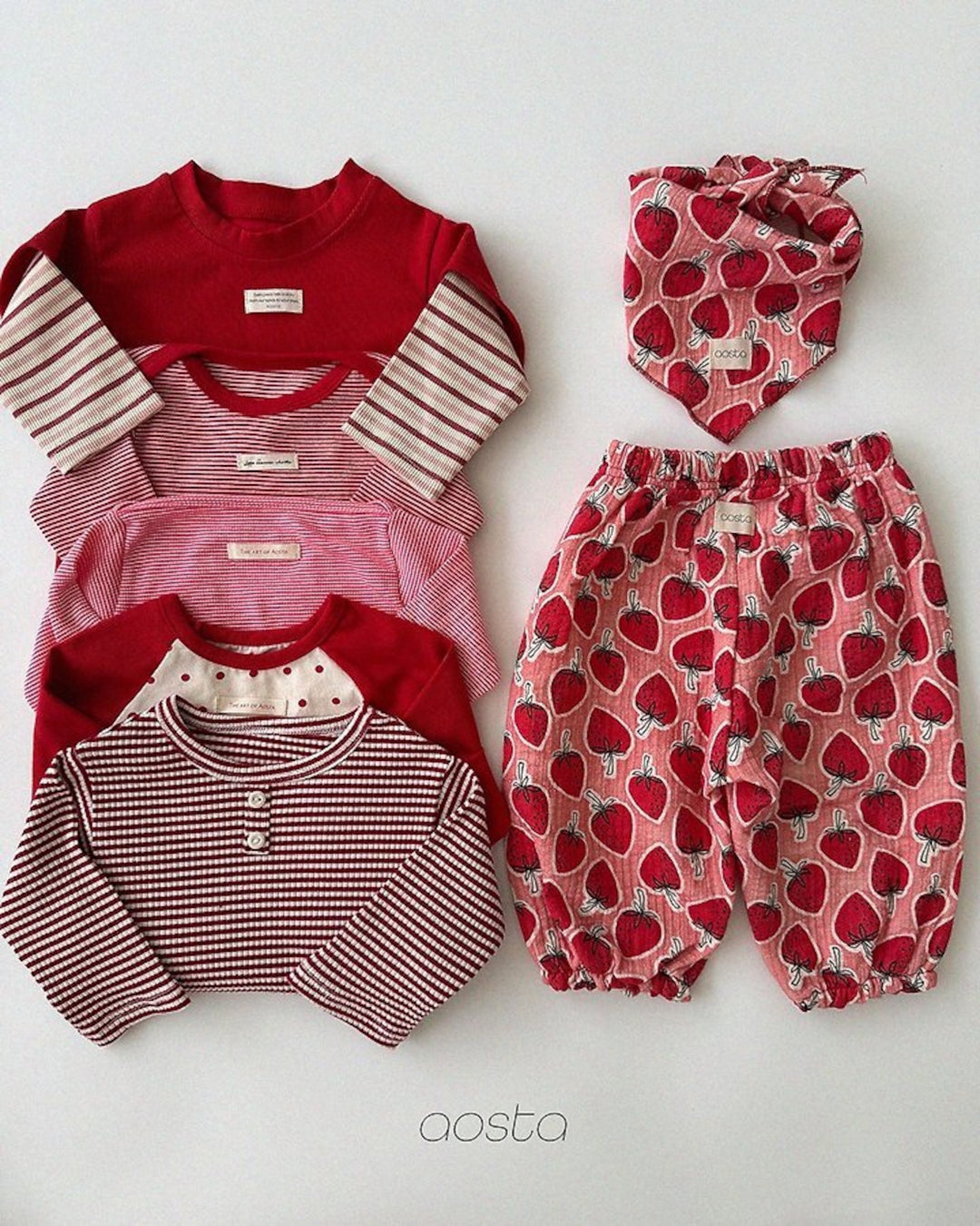 [AOSTA]Strawberry Scarf