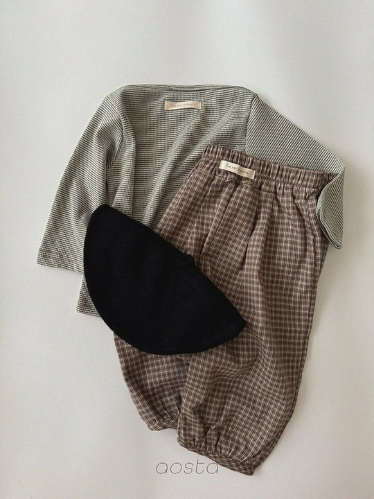 [AOSTA]Mocha Balloon Pants