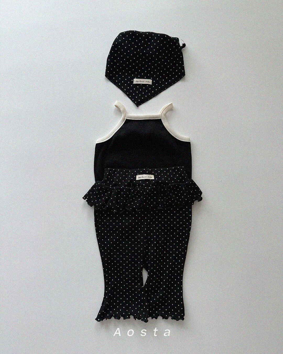 [aosta]kiki frill pants