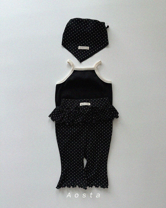 [aosta]kiki frill pants