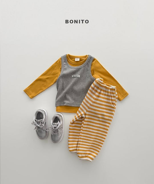 [BONITO]カラーリブT