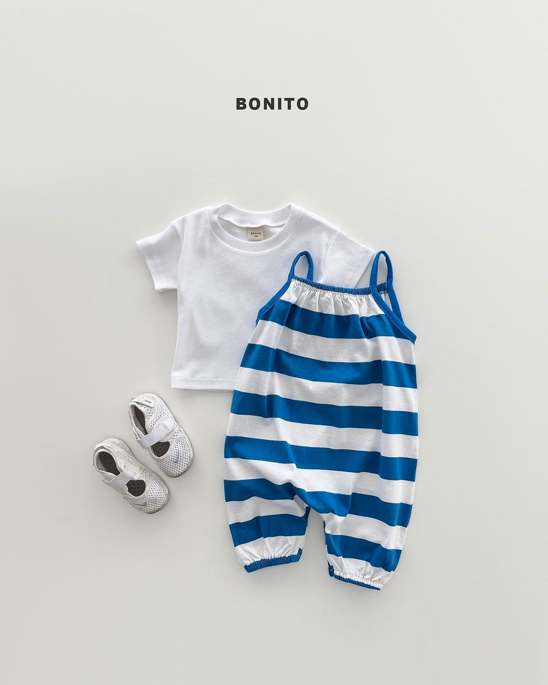 [BONITO]big border overall
