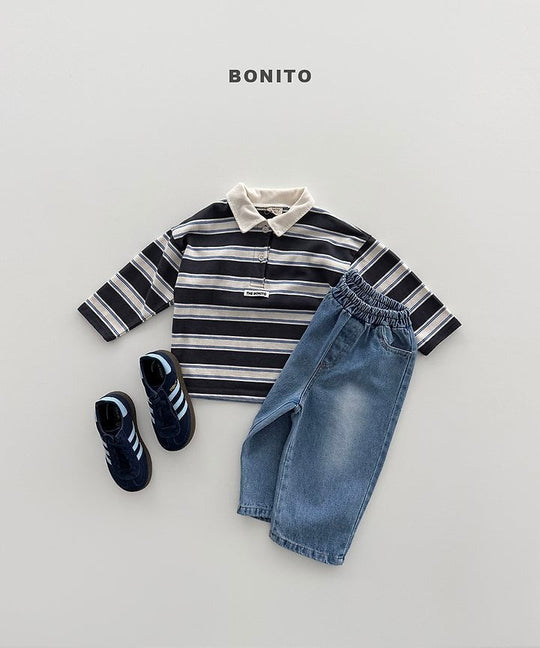 [BONITO]ボーダーカラーT