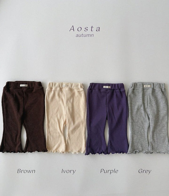 [AOSTA]Jelly Waffle Pants