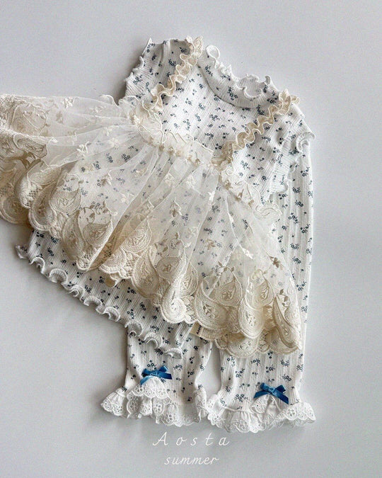 [aosta]lace strap bustier