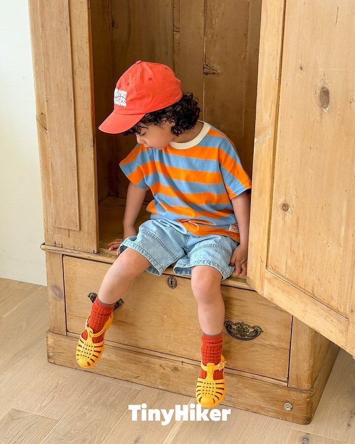 [TinyHiker]willy border striped T