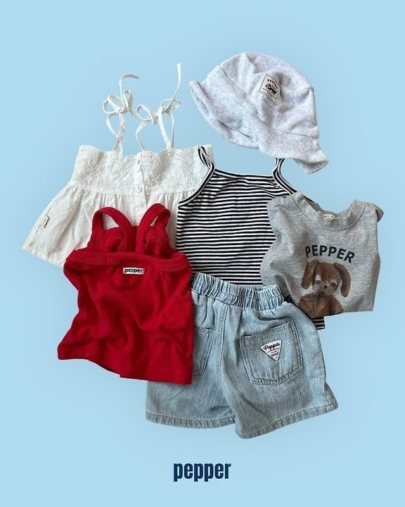 [pepper]ketchup terry sleeveless