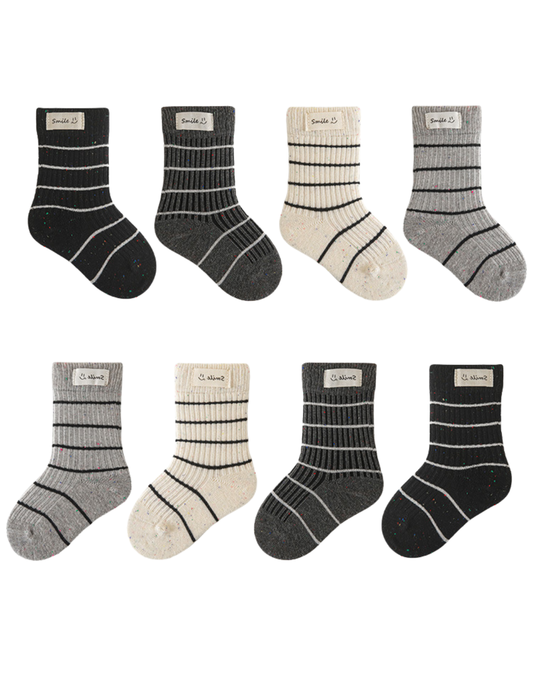 BABYネップボーダーソックス