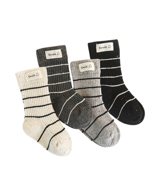 BABYネップボーダーソックス