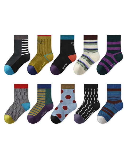 柄ソックス5足セット