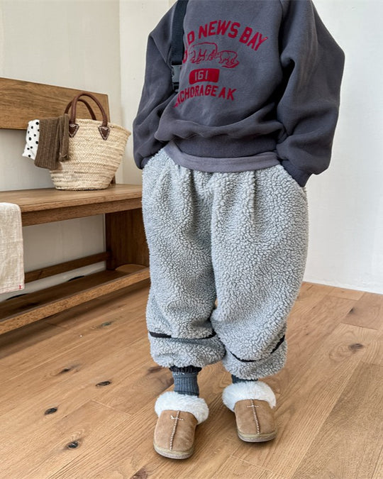 裏起毛ラインボアパンツ