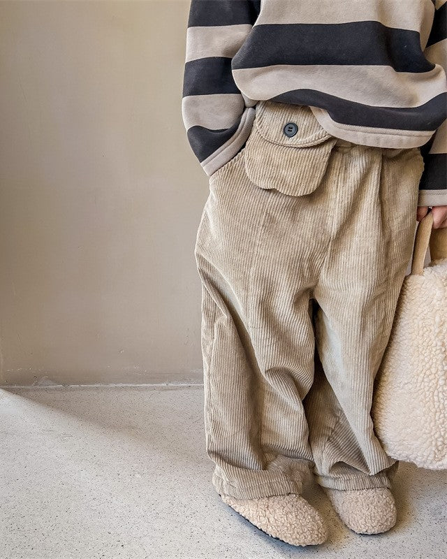 ウエストポケットコーデュロイパンツ