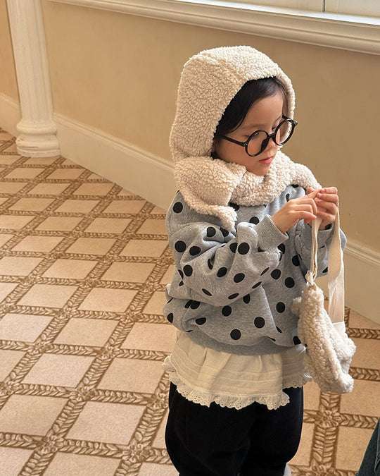 ドットロゴ裏起毛スウェット