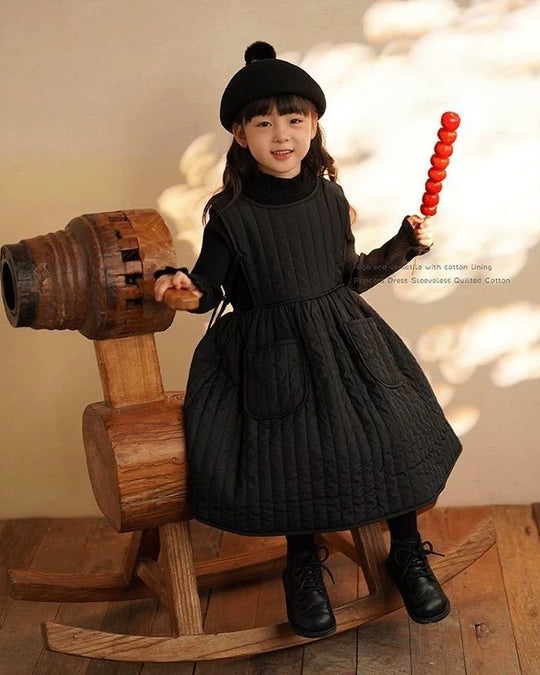 キルティングN/Sワンピース