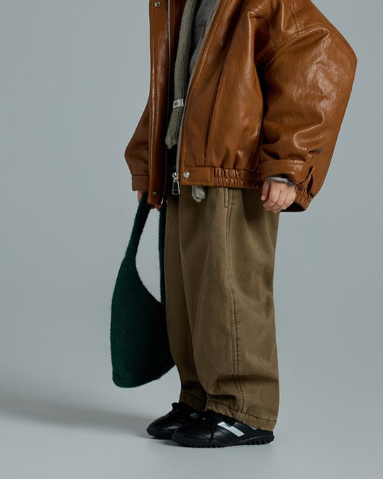 カーブ裏起毛パンツ