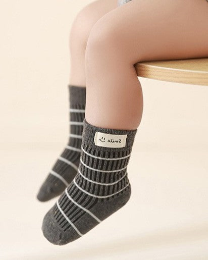 BABYネップボーダーソックス