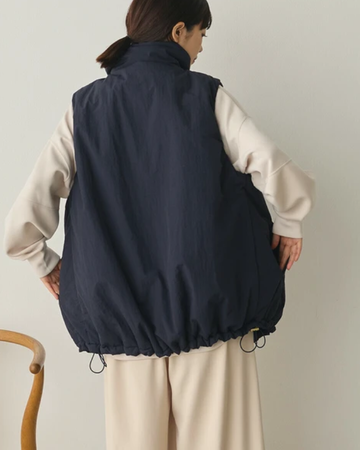 撥水加工ステッチレスベスト