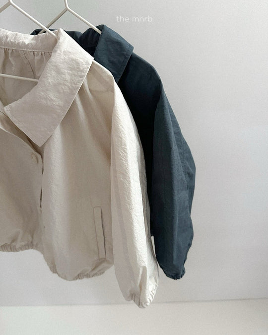 [minirobe]Ruffle Short Trench