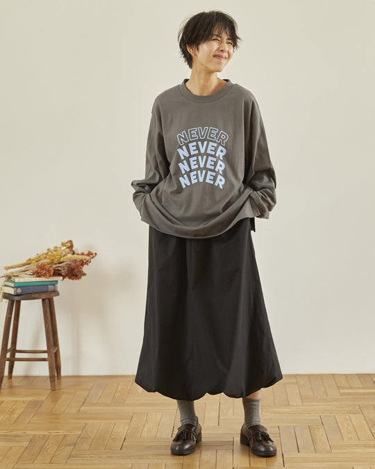 [undeny.]NEVER L/S Tシャツ715402