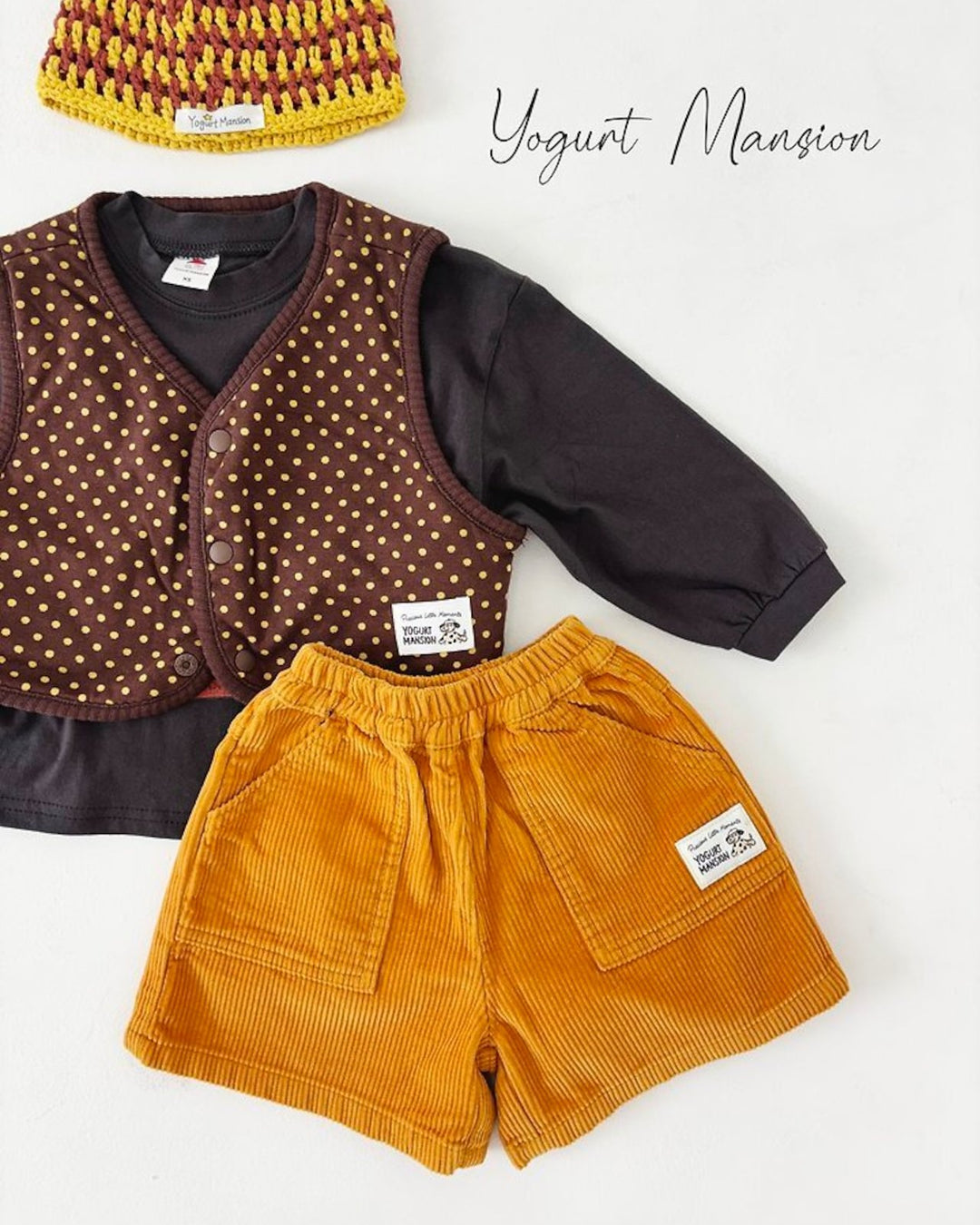 [yogurt mansion]caramel vest