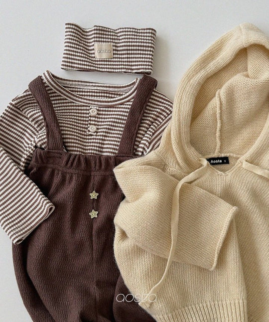 [AOSTA]Knit Cookie Hoodie