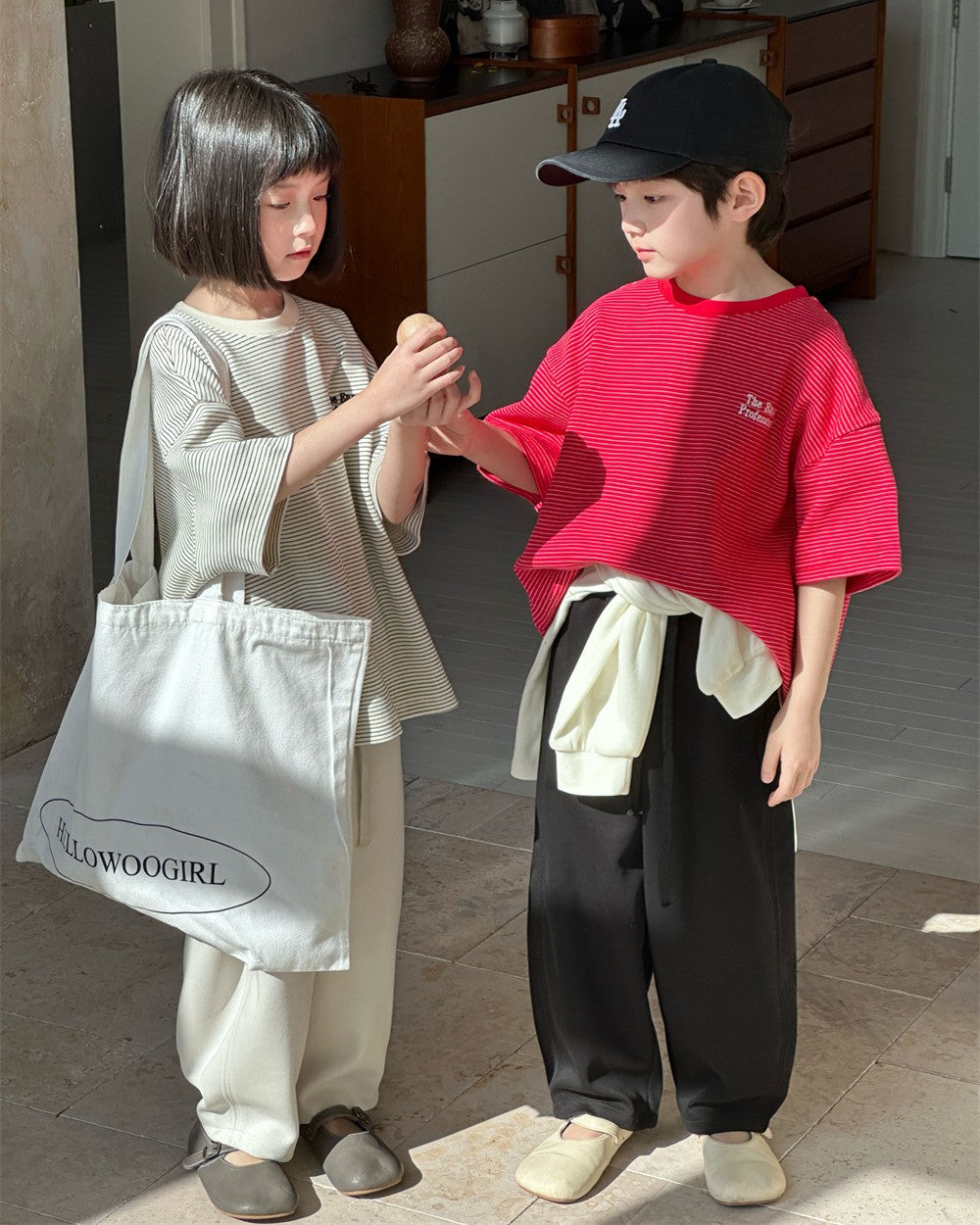 テーパードスウェットパンツ
