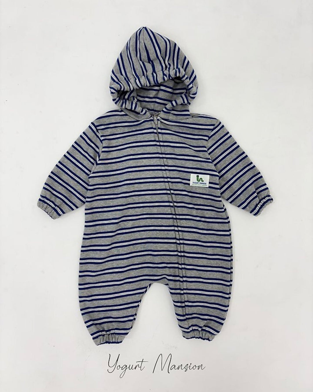 [yogurt mansion]stripe hoodie suits