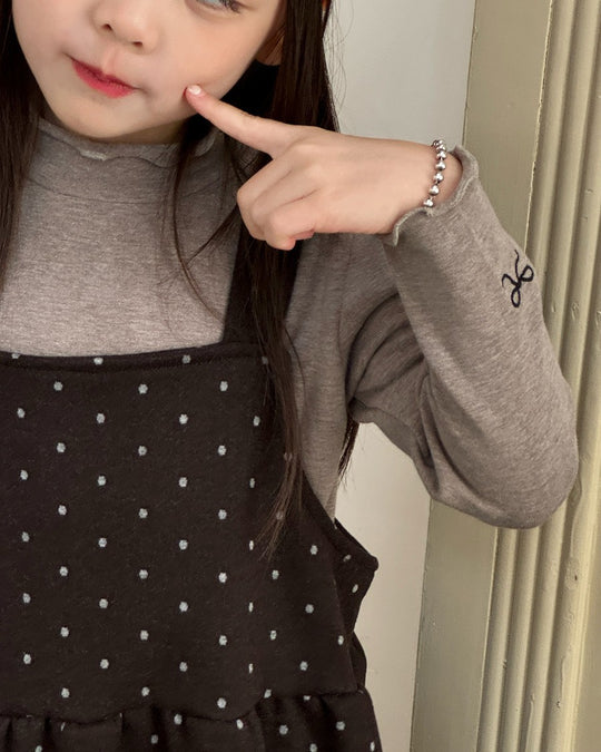 リボンステッチスムースメロウトップス