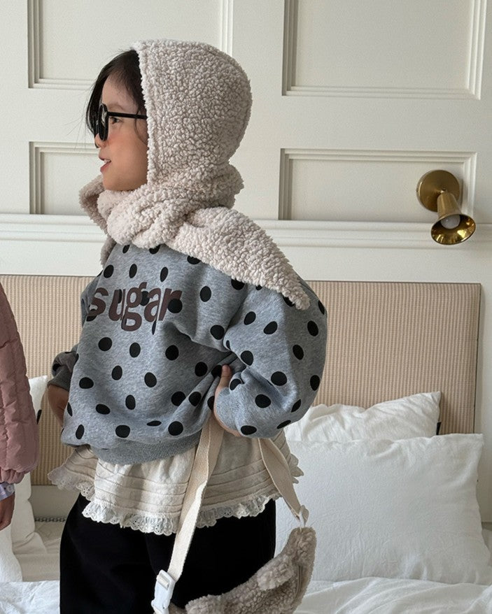 ドットロゴ裏起毛スウェット