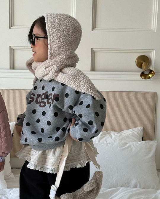 ドットロゴ裏起毛スウェット