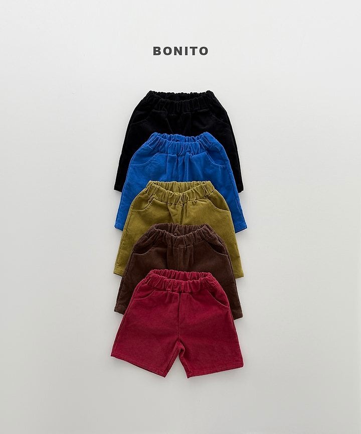 [BONITO]コーデュロイショートパンツ