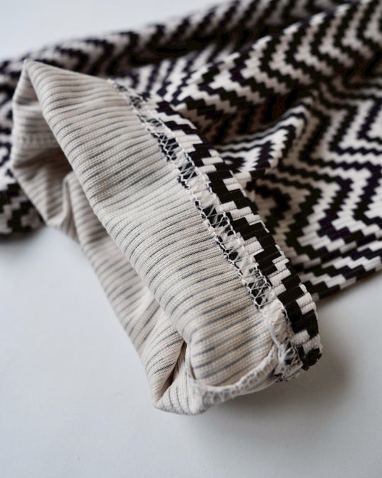 ジオメトリックソフトコーデュロイパンツ