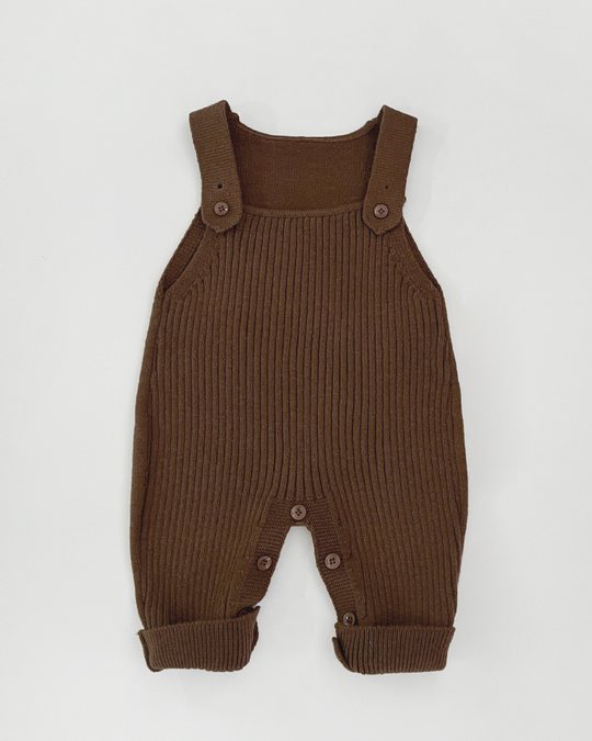 テレコリブニットサロペット