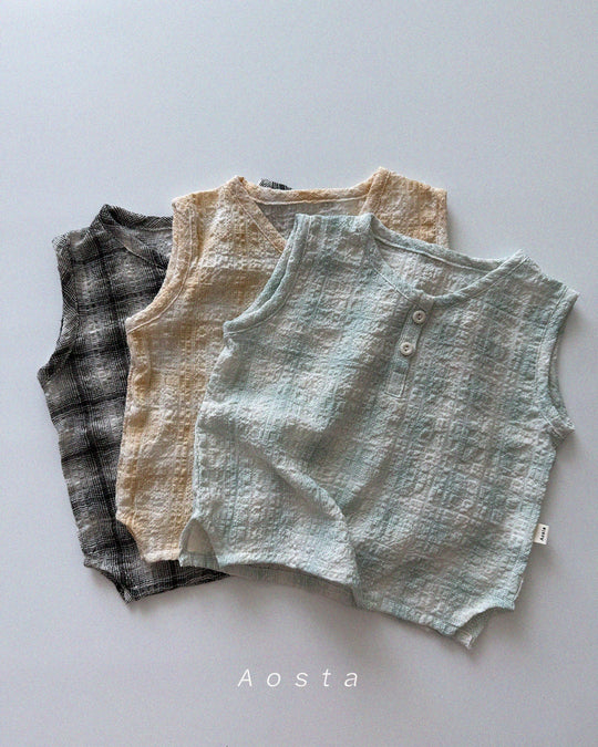 [aosta]check shirt