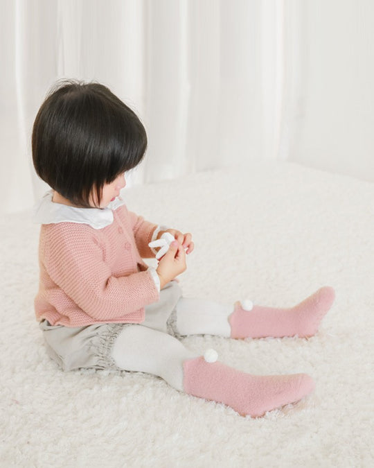 ポンポンBABYソックス