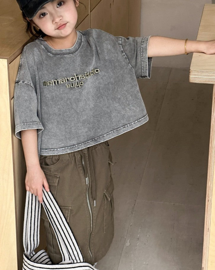 フロントジップカーゴスカート.