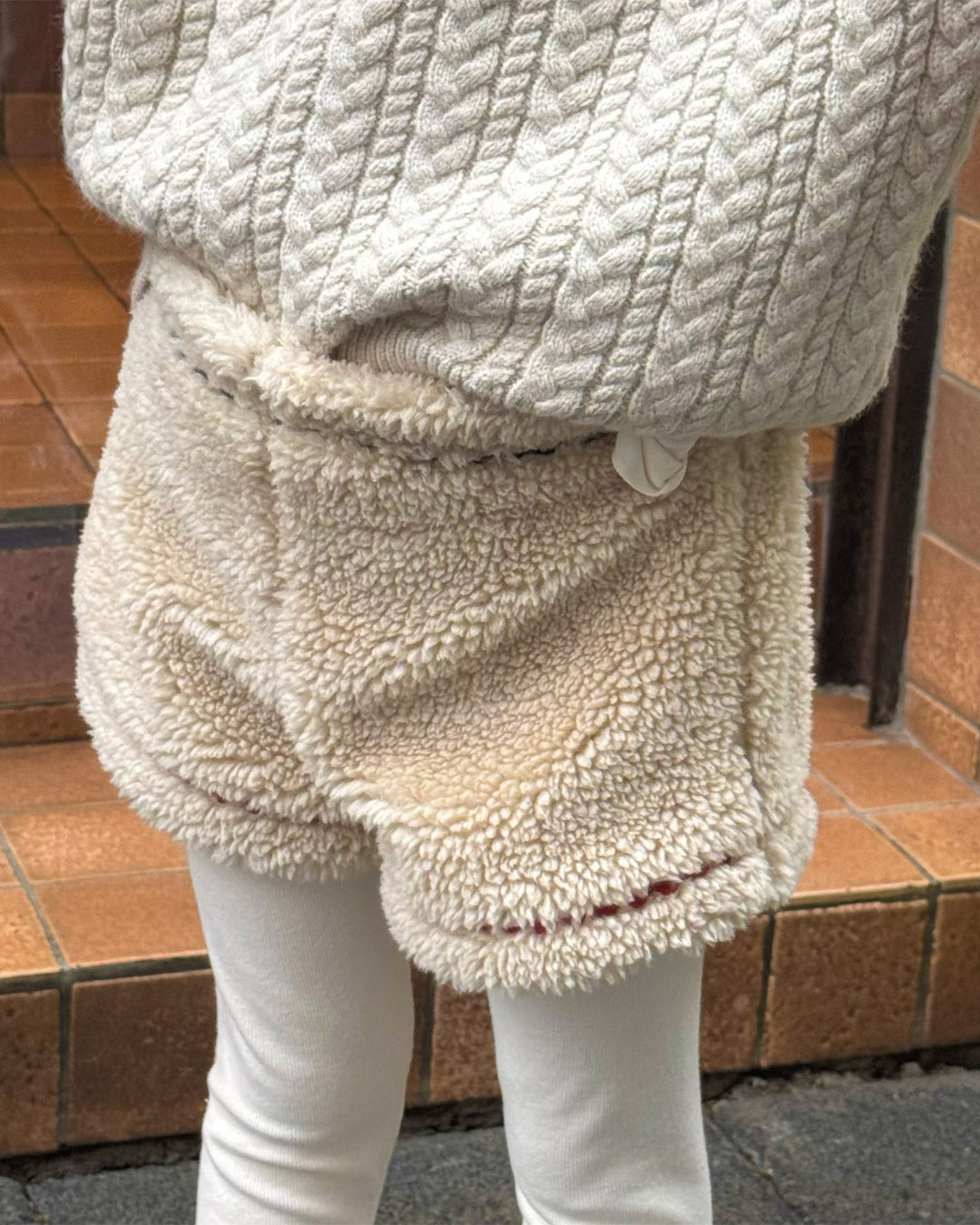 ウェービーボアショートパンツ