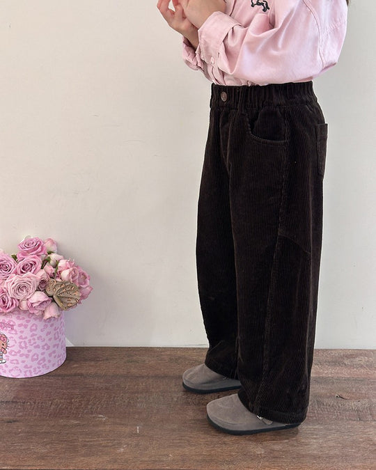 コーデュロイタックパンツ