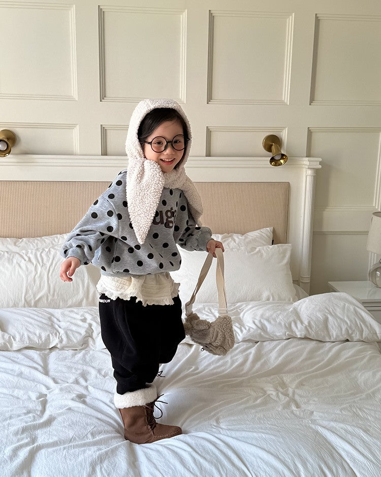 ドットロゴ裏起毛スウェット