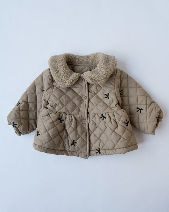 リボンキルティングジャケット